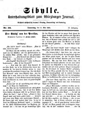 Sibylle (Würzburger Journal) Donnerstag 11. Mai 1865