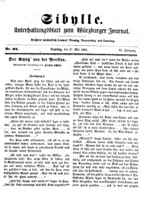 Sibylle (Würzburger Journal) Samstag 27. Mai 1865