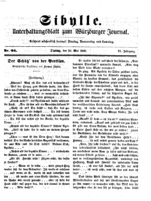 Sibylle (Würzburger Journal) Dienstag 30. Mai 1865