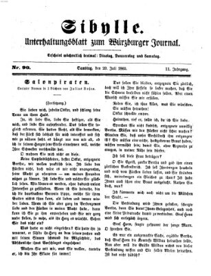 Sibylle (Würzburger Journal) Samstag 29. Juli 1865