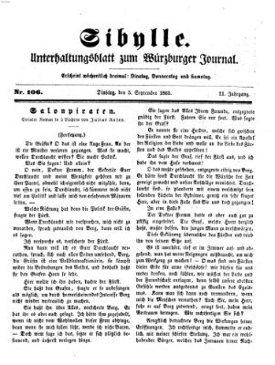 Sibylle (Würzburger Journal) Dienstag 5. September 1865