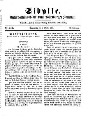 Sibylle (Würzburger Journal) Donnerstag 5. Oktober 1865