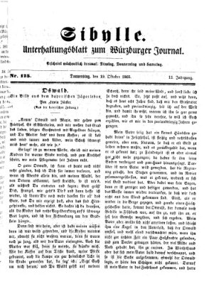 Sibylle (Würzburger Journal) Donnerstag 19. Oktober 1865
