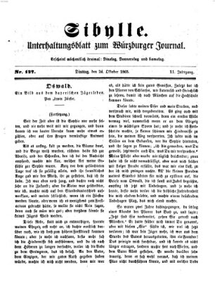 Sibylle (Würzburger Journal) Dienstag 24. Oktober 1865