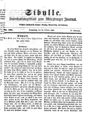 Sibylle (Würzburger Journal) Donnerstag 26. Oktober 1865