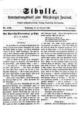 Sibylle (Würzburger Journal) Donnerstag 14. Dezember 1865