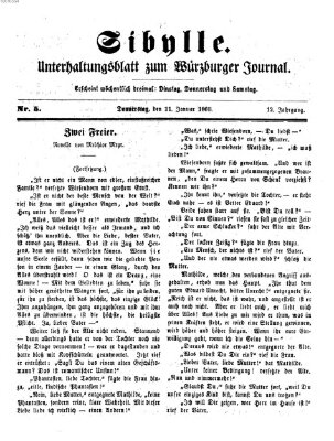 Sibylle (Würzburger Journal) Donnerstag 11. Januar 1866