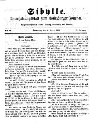 Sibylle (Würzburger Journal) Donnerstag 18. Januar 1866