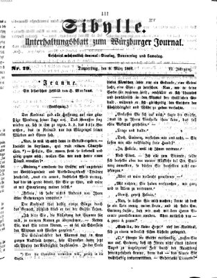 Sibylle (Würzburger Journal) Donnerstag 8. März 1866