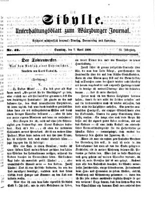 Sibylle (Würzburger Journal) Samstag 7. April 1866