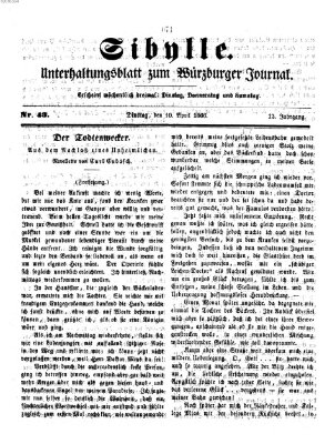 Sibylle (Würzburger Journal) Dienstag 10. April 1866