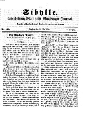 Sibylle (Würzburger Journal) Samstag 26. Mai 1866