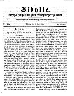 Sibylle (Würzburger Journal) Dienstag 12. Juni 1866