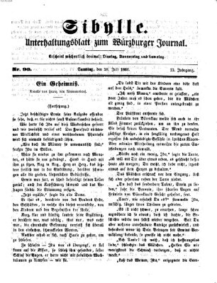 Sibylle (Würzburger Journal) Samstag 28. Juli 1866