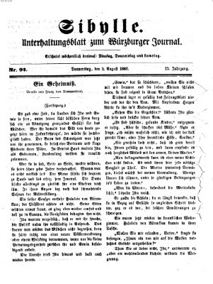 Sibylle (Würzburger Journal) Donnerstag 2. August 1866