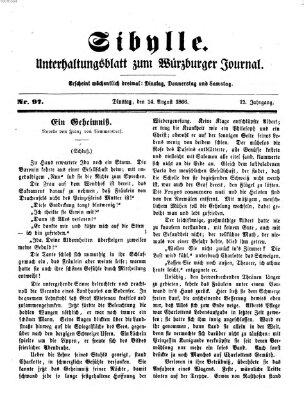 Sibylle (Würzburger Journal) Dienstag 14. August 1866