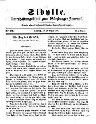 Sibylle (Würzburger Journal) Sonntag 19. August 1866