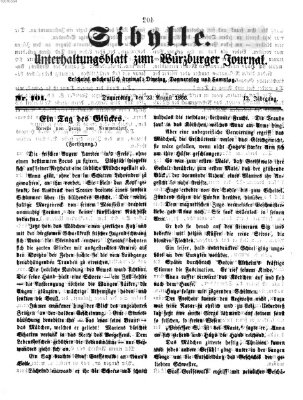 Sibylle (Würzburger Journal) Donnerstag 23. August 1866