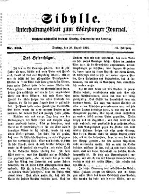 Sibylle (Würzburger Journal) Dienstag 28. August 1866