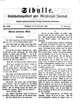 Sibylle (Würzburger Journal) Samstag 29. September 1866