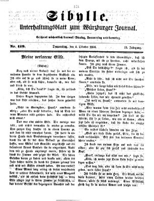 Sibylle (Würzburger Journal) Donnerstag 4. Oktober 1866