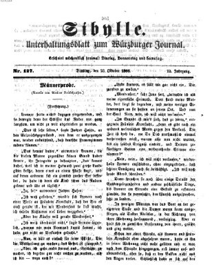 Sibylle (Würzburger Journal) Dienstag 23. Oktober 1866