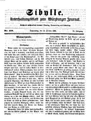 Sibylle (Würzburger Journal) Donnerstag 25. Oktober 1866