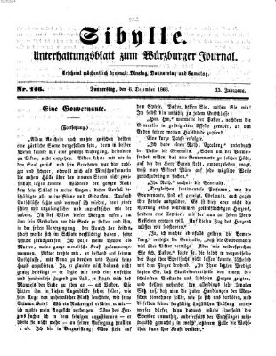 Sibylle (Würzburger Journal) Donnerstag 6. Dezember 1866