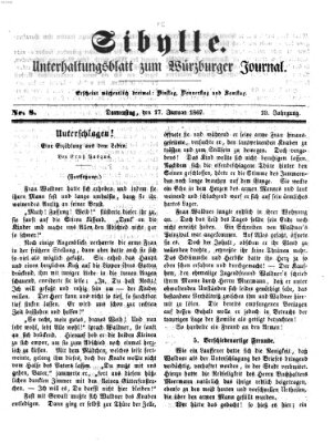 Sibylle (Würzburger Journal) Donnerstag 17. Januar 1867