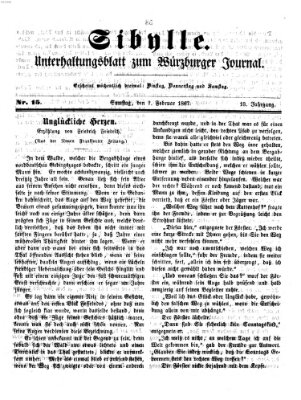 Sibylle (Würzburger Journal) Samstag 2. Februar 1867