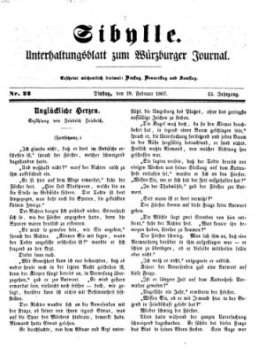 Sibylle (Würzburger Journal) Dienstag 19. Februar 1867