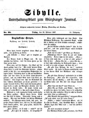 Sibylle (Würzburger Journal) Dienstag 26. Februar 1867