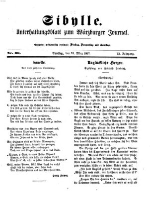 Sibylle (Würzburger Journal) Samstag 23. März 1867