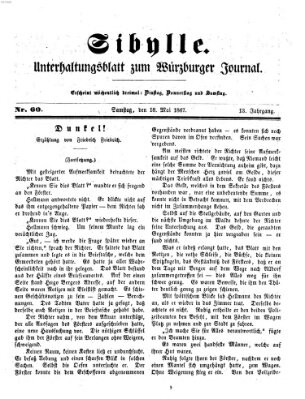 Sibylle (Würzburger Journal) Samstag 18. Mai 1867