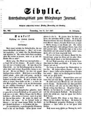 Sibylle (Würzburger Journal) Donnerstag 11. Juli 1867