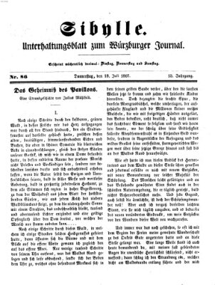 Sibylle (Würzburger Journal) Donnerstag 18. Juli 1867