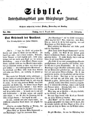 Sibylle (Würzburger Journal) Dienstag 6. August 1867