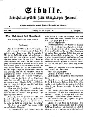 Sibylle (Würzburger Journal) Dienstag 13. August 1867