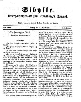 Sibylle (Würzburger Journal) Samstag 24. August 1867