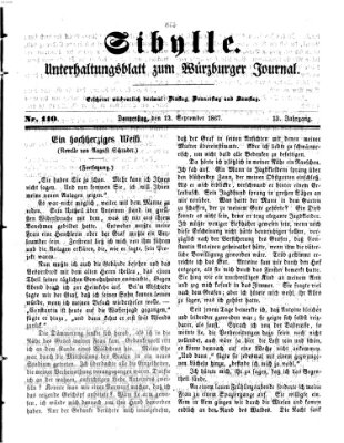 Sibylle (Würzburger Journal) Donnerstag 12. September 1867