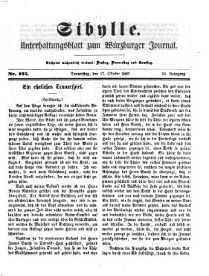 Sibylle (Würzburger Journal) Donnerstag 17. Oktober 1867