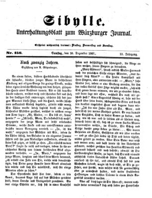 Sibylle (Würzburger Journal) Samstag 28. Dezember 1867