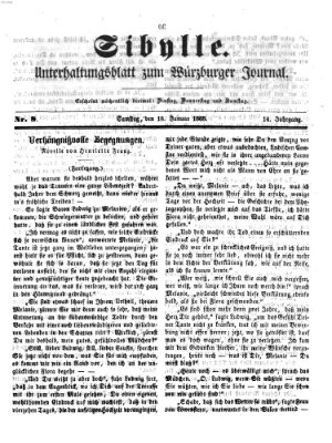 Sibylle (Würzburger Journal) Samstag 18. Januar 1868