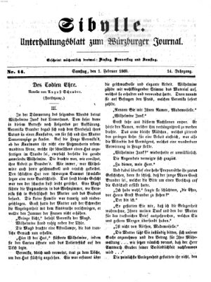 Sibylle (Würzburger Journal) Samstag 1. Februar 1868