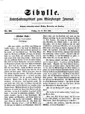 Sibylle (Würzburger Journal) Dienstag 19. Mai 1868