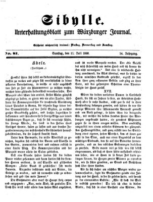 Sibylle (Würzburger Journal) Samstag 11. Juli 1868