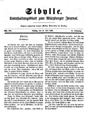 Sibylle (Würzburger Journal) Dienstag 14. Juli 1868