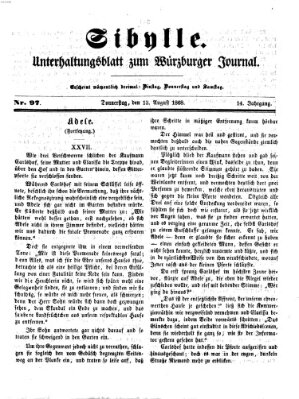 Sibylle (Würzburger Journal) Donnerstag 13. August 1868