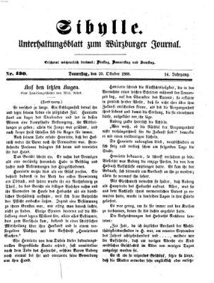 Sibylle (Würzburger Journal) Donnerstag 29. Oktober 1868