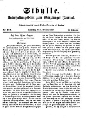 Sibylle (Würzburger Journal) Donnerstag 5. November 1868